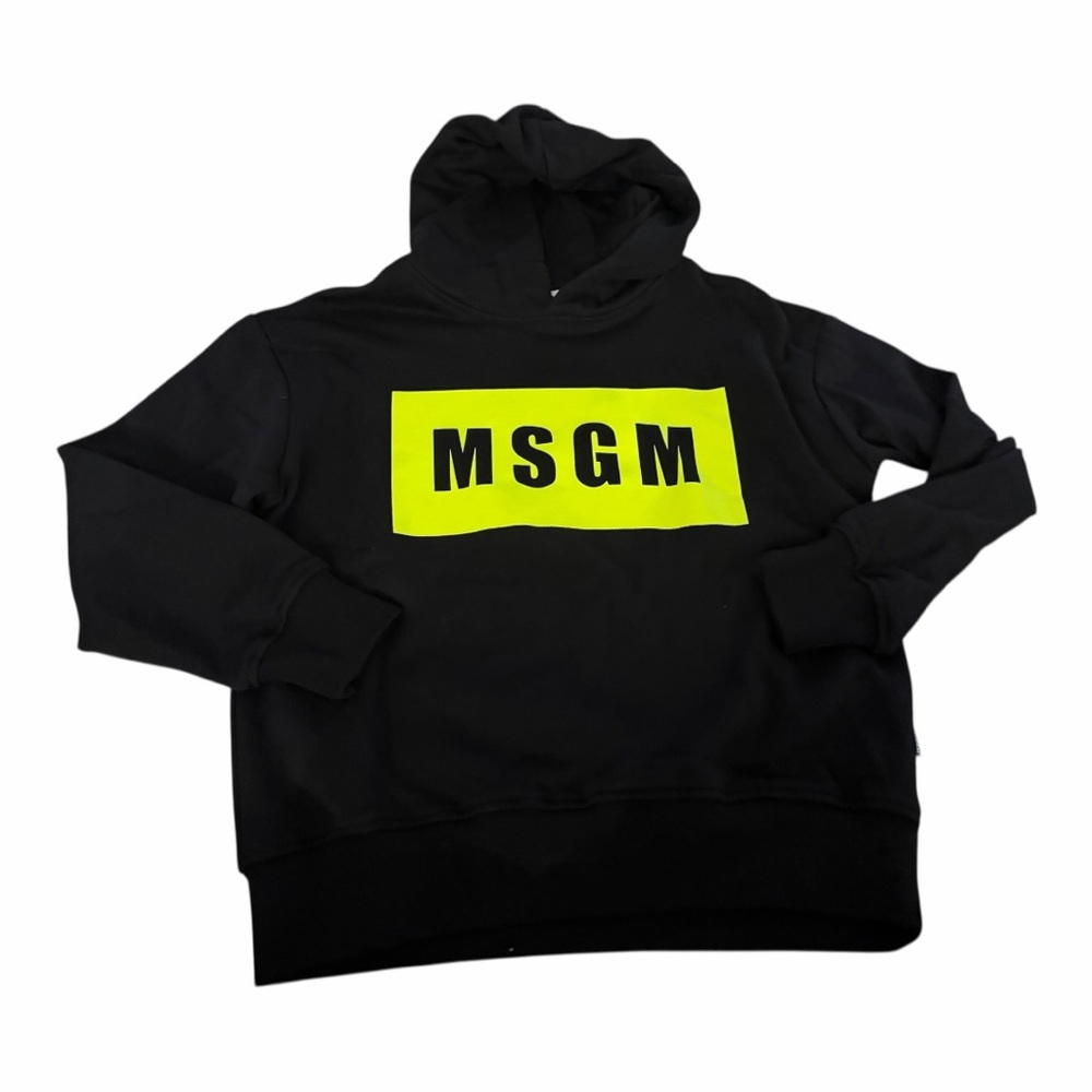 MSGM Neon Logo Hoodie